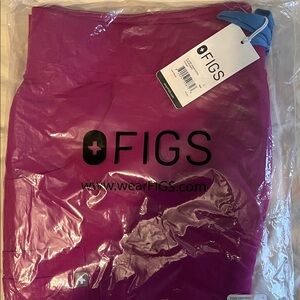Figs Magenta Scrub Pants